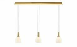 B-Leuchten LED-Pendelleuchte, 3-flammig, messing-matt -Innenleuchten Verkaufsladen 11686227 4 202112232232