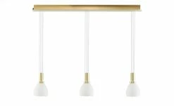 B-Leuchten LED-Pendelleuchte, 3-flammig, messing-matt -Innenleuchten Verkaufsladen 11686227 5 202112232232