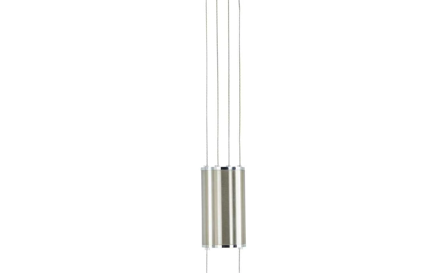 B-Leuchten LED-Pendelleuchte, 3-flammig, Nickel-matt 8 B-Leuchten LED-Pendelleuchte, 3-flammig, Nickel-matt – Bild 6