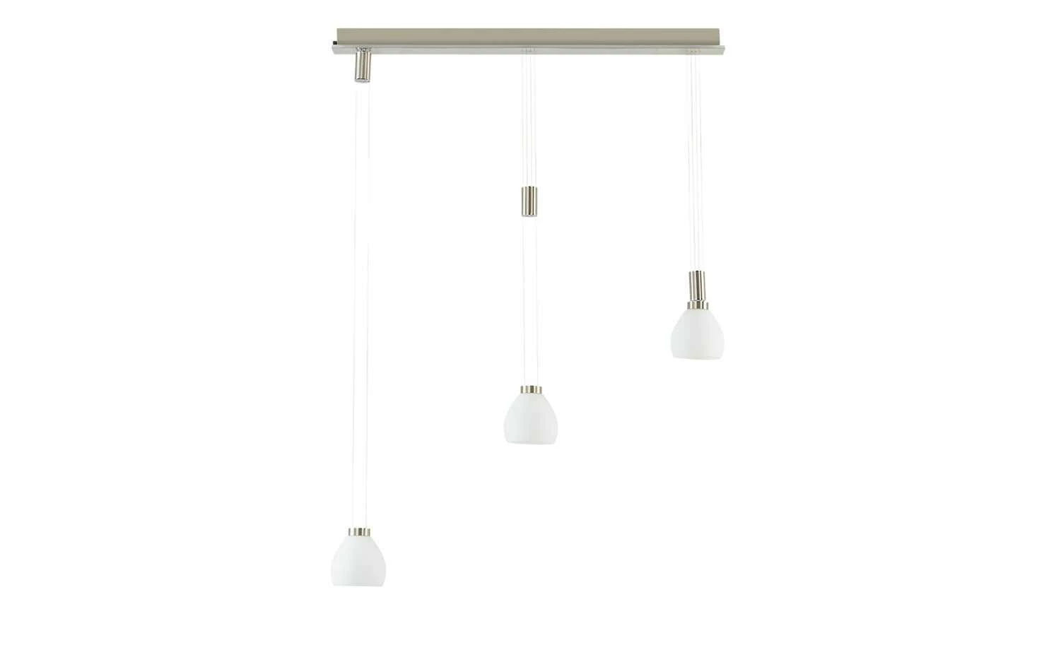 B-Leuchten LED-Pendelleuchte, 3-flammig, Nickel-matt 9 B-Leuchten LED-Pendelleuchte, 3-flammig, Nickel-matt – Bild 7