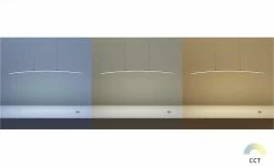 B-Leuchten LED-Pendelleuchte, aluminiumfarben