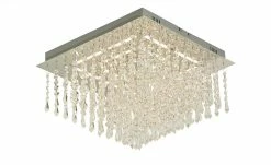 B-Leuchten LED-Deckenleuchte, chrom mit Glasbehang 13 B-Leuchten LED-Deckenleuchte, chrom mit Glasbehang -Innenleuchten Verkaufsladen 11686231 6 202203072251