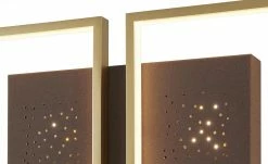 Fischer-Honsel LED-Wandleuchte, rostfarben/Braun -Innenleuchten Verkaufsladen 11686236 2 202103031245