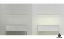 Fischer-Honsel LED-Pendelleuchte, Nickel-matt ´klein´ -Innenleuchten Verkaufsladen 11686240 9 202202242232