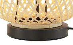 SCHÖNER WOHNEN Tischleuchte, 1-flammig, Bambus natur | Beige -Innenleuchten Verkaufsladen 11686249 3 202102182236