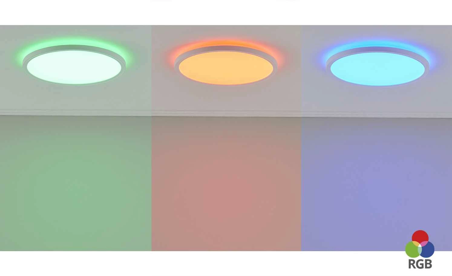 LED- Panel weiß rund, mit Hintergrundbeleuchtung | 15|W 3 LED- Panel weiß rund, mit Hintergrundbeleuchtung | 15|W