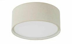 Stoffdeckenleuchte, 1-flammig, Leinen-Natur | Braun -Innenleuchten Verkaufsladen 11686335 1 202101112239