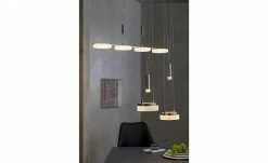 KHG LED-Pendelleuchte, 4-flammig, Nickel-matt