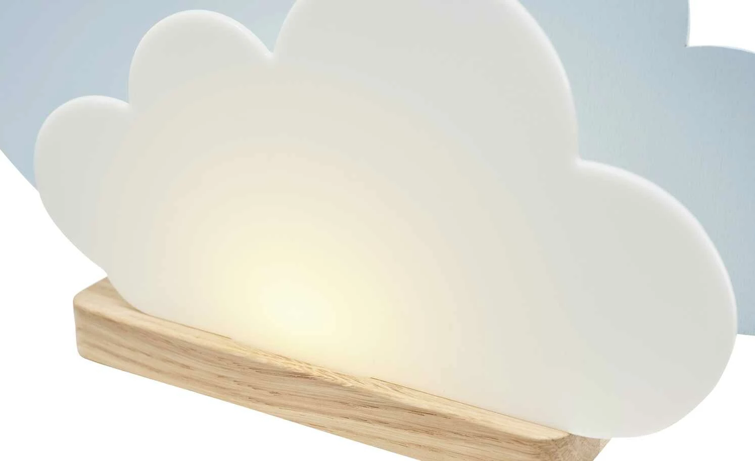 Tischleuchte, Wölkchen, blau/weiß 5 Tischleuchte, Wölkchen, blau/weiß – Bild 3