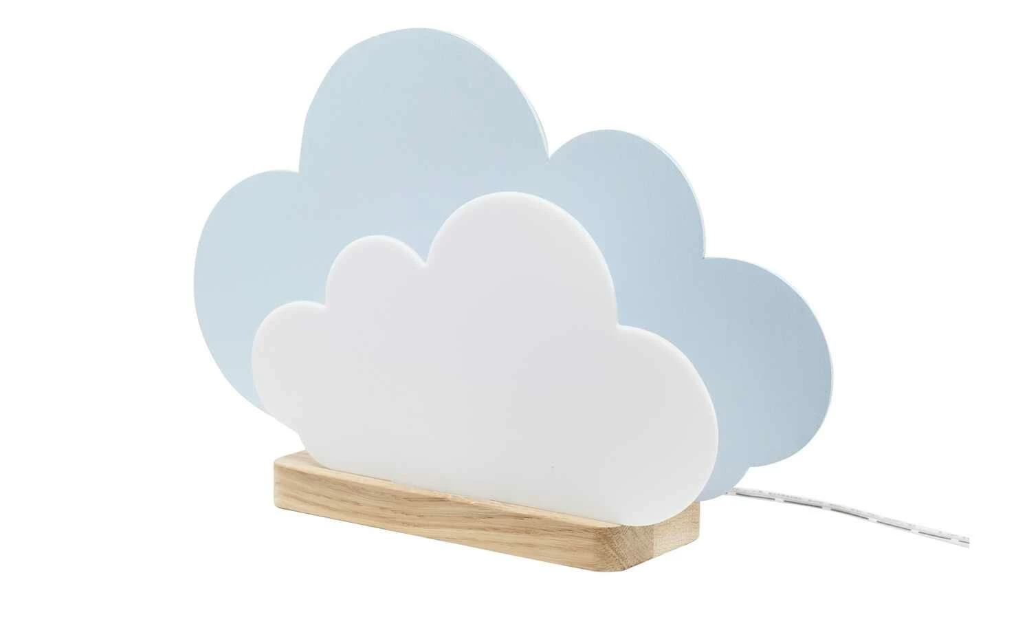 Tischleuchte, Wölkchen, blau/weiß 4 Tischleuchte, Wölkchen, blau/weiß – Bild 2