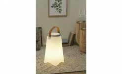 Trio Akku-LED-Tischleuchte weiß, Flaschenhalter Sektkühler beleuchtet