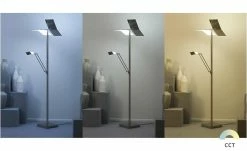 Meisterleuchten LED-Deckenfluter, 3-flammig, Nickel-matt/ chrom -Innenleuchten Verkaufsladen 11686439 6 202201141239