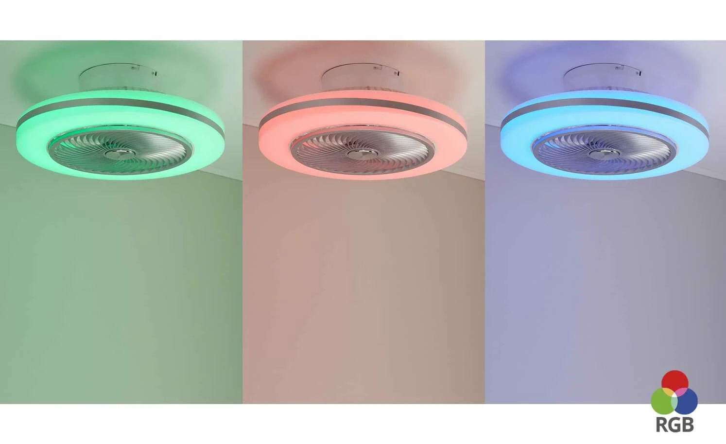 KHG Smart-Home Deckenventilator, weiß 5 KHG Smart-Home Deckenventilator, weiß – Bild 3