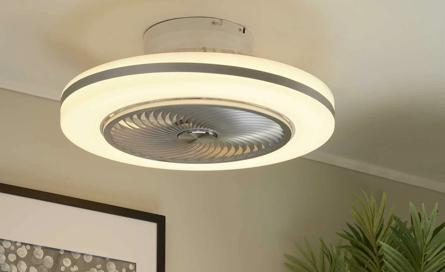 KHG Smart-Home Deckenventilator, weiß 3 KHG Smart-Home Deckenventilator, weiß