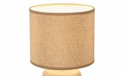 KHG Keramik-Tischleuchte, 1-flammig, Seil natur/blau -Innenleuchten Verkaufsladen 11686479 3 202203251234