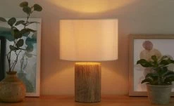 for friends Tischleuchte, 1-flammig in Holzoptik ´groß´