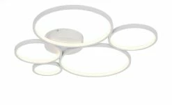 Trio LED-Deckenleuchte, Kreise, weiß -Innenleuchten Verkaufsladen 11686499 3 202103182233