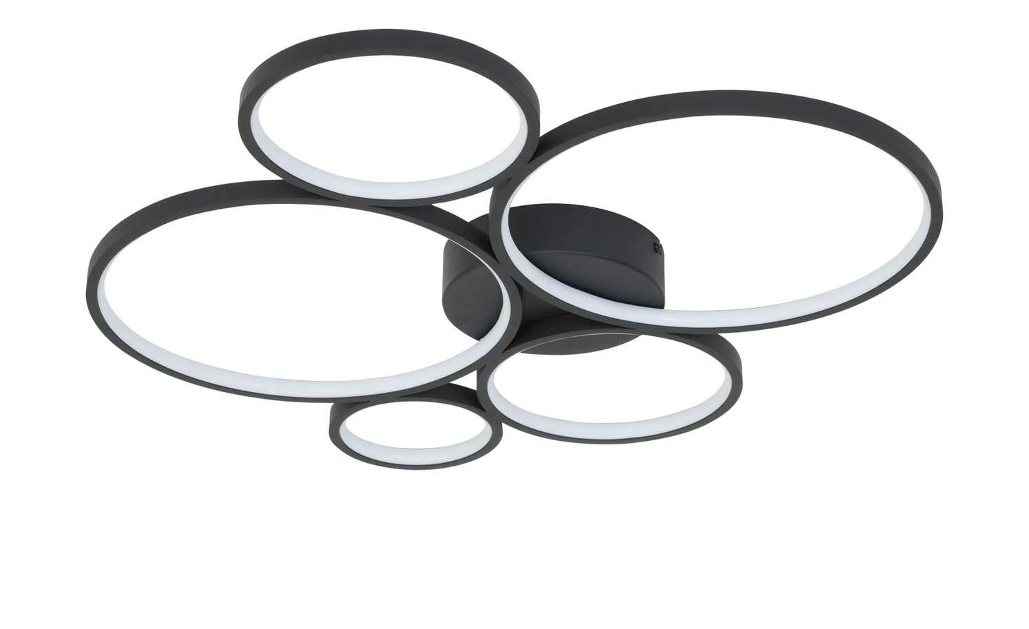 Trio LED-Deckenleuchte, Kreise, schwarz 4 Trio LED-Deckenleuchte, Kreise, schwarz – Bild 2