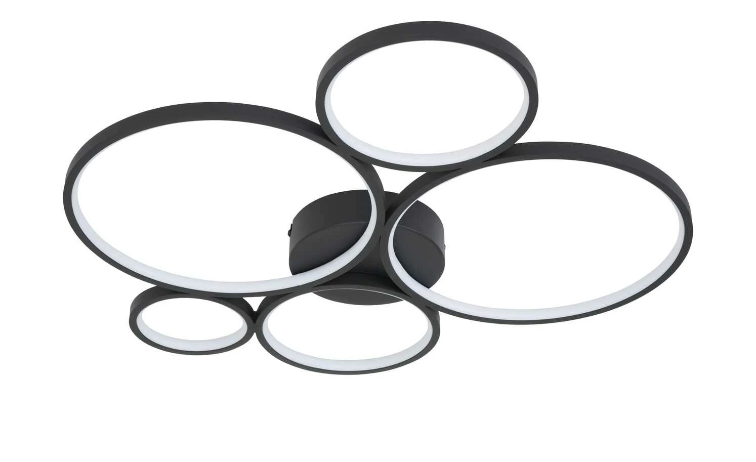 Trio LED-Deckenleuchte, Kreise, schwarz 8 Trio LED-Deckenleuchte, Kreise, schwarz – Bild 6