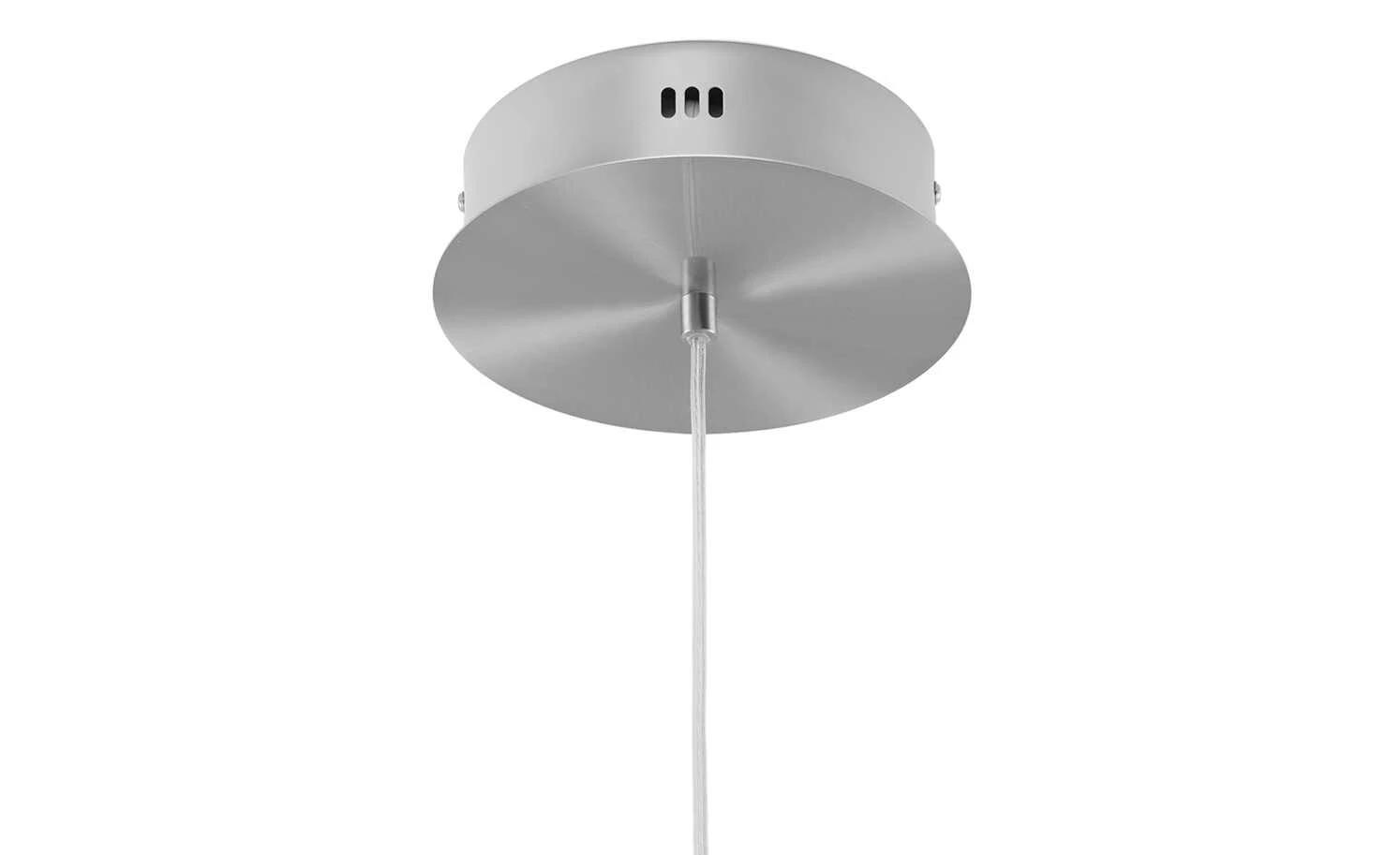 Trio LED-Pendelleuchte Nickel-matt geschwungen | silberfarben, Weiß 5 Trio LED-Pendelleuchte Nickel-matt geschwungen | silberfarben, Weiß – Bild 3