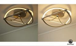 Trio LED-Deckenleuchte, Nickel-matt, geschwungen | silberfarben -Innenleuchten Verkaufsladen 11686506 4 202104212234