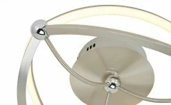 Trio LED-Deckenleuchte, Nickel-matt, geschwungen | silberfarben -Innenleuchten Verkaufsladen 11686506 5 202104212234
