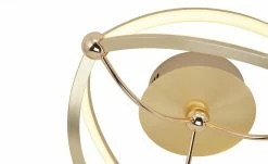 Trio LED-Deckenleuchte, messing-matt, geschwungen | messingfarben -Innenleuchten Verkaufsladen 11686508 1 202104212234