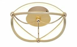 Trio LED-Deckenleuchte, messing-matt, geschwungen | messingfarben -Innenleuchten Verkaufsladen 11686508 2 202104212234