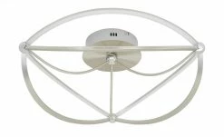 Trio LED-Deckenleuchte, Nickel-matt, geschwungen | silberfarben 12 Trio LED-Deckenleuchte, Nickel-matt, geschwungen | silberfarben -Innenleuchten Verkaufsladen 11686509 3 202104212234