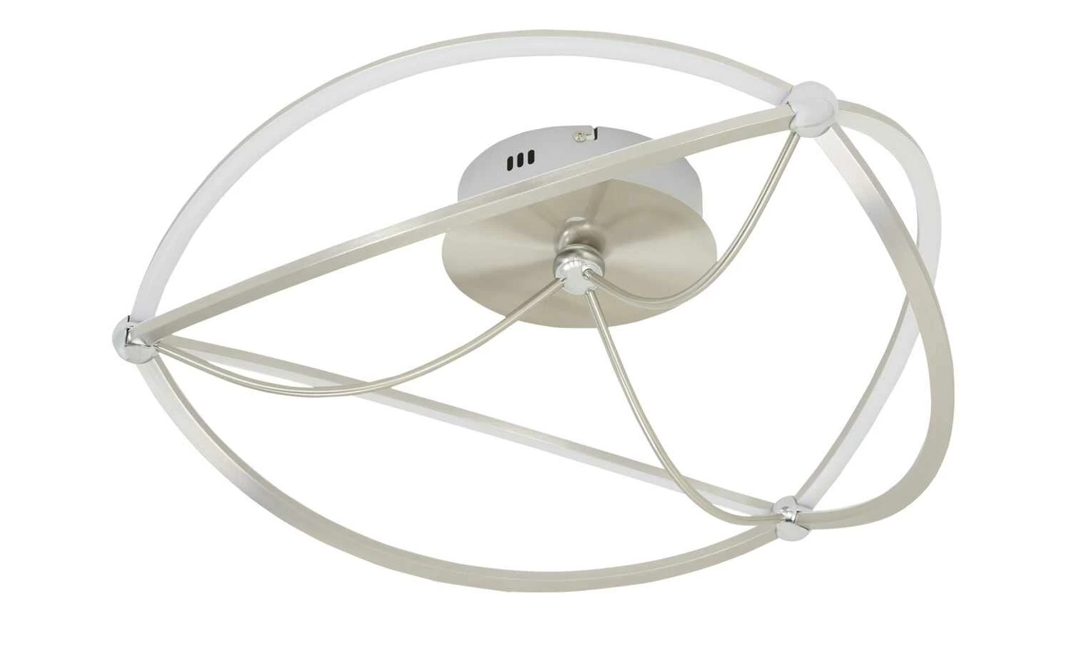 Trio LED-Deckenleuchte, Nickel-matt, geschwungen | silberfarben 4 Trio LED-Deckenleuchte, Nickel-matt, geschwungen | silberfarben – Bild 2