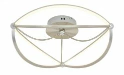 Trio LED-Deckenleuchte, Nickel-matt, geschwungen | silberfarben 13 Trio LED-Deckenleuchte, Nickel-matt, geschwungen | silberfarben -Innenleuchten Verkaufsladen 11686509 5 202104212234