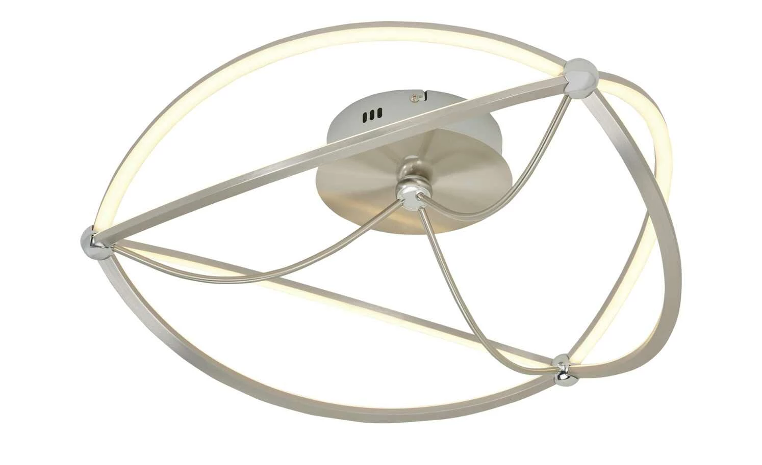 Trio LED-Deckenleuchte, Nickel-matt, geschwungen | silberfarben 8 Trio LED-Deckenleuchte, Nickel-matt, geschwungen | silberfarben – Bild 6