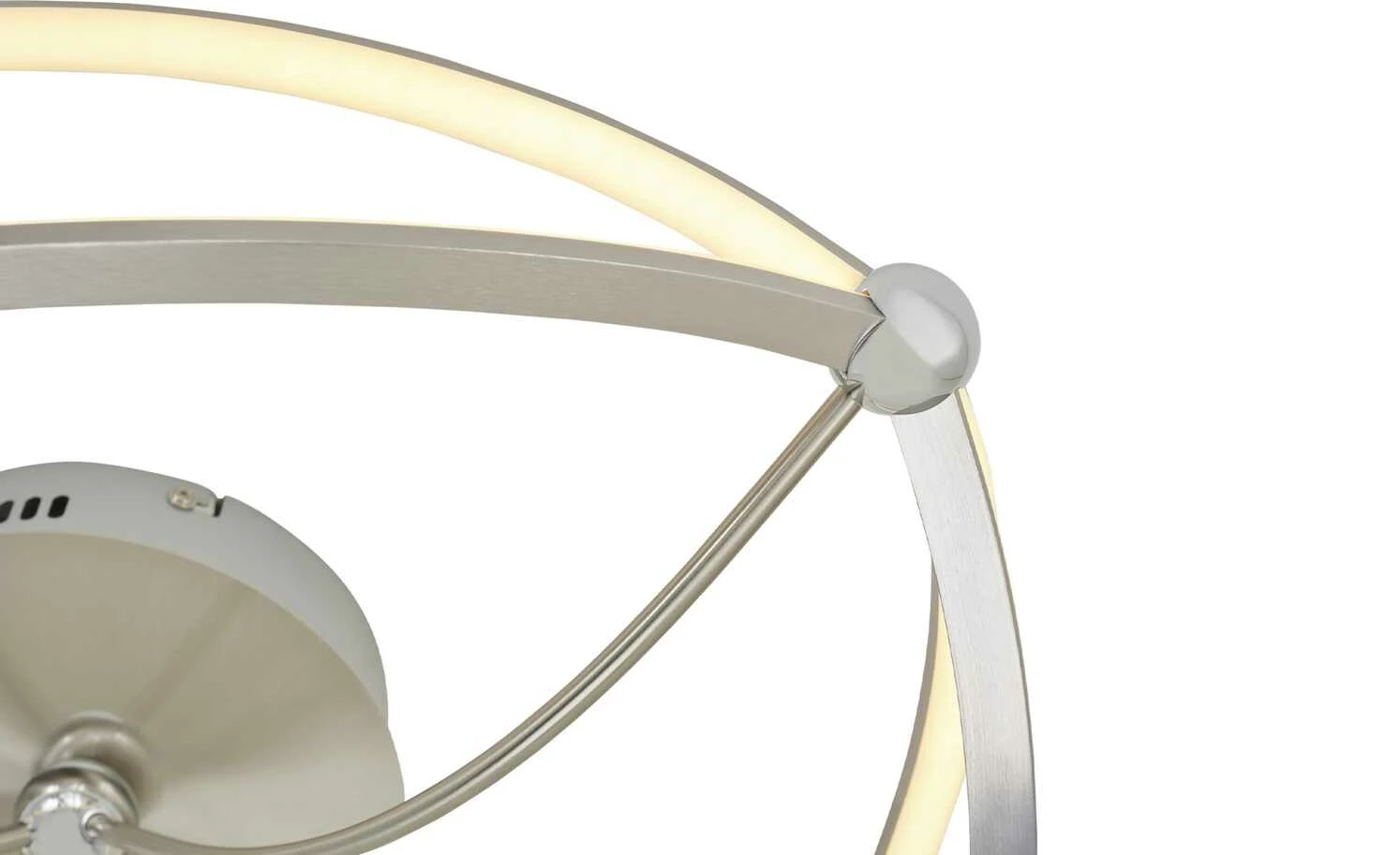 Trio LED-Deckenleuchte, Nickel-matt, geschwungen | silberfarben 9 Trio LED-Deckenleuchte, Nickel-matt, geschwungen | silberfarben – Bild 7