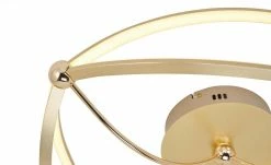 Trio LED-Deckenleuchte, messing-matt, geschwungen ´groß´ | messingfarben -Innenleuchten Verkaufsladen 11686510 4 202103301234