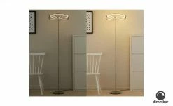 Trio LED-Stehleuchte, Nickel-matt, geschwungen | silberfarben -Innenleuchten Verkaufsladen 11686513 6 202104301233