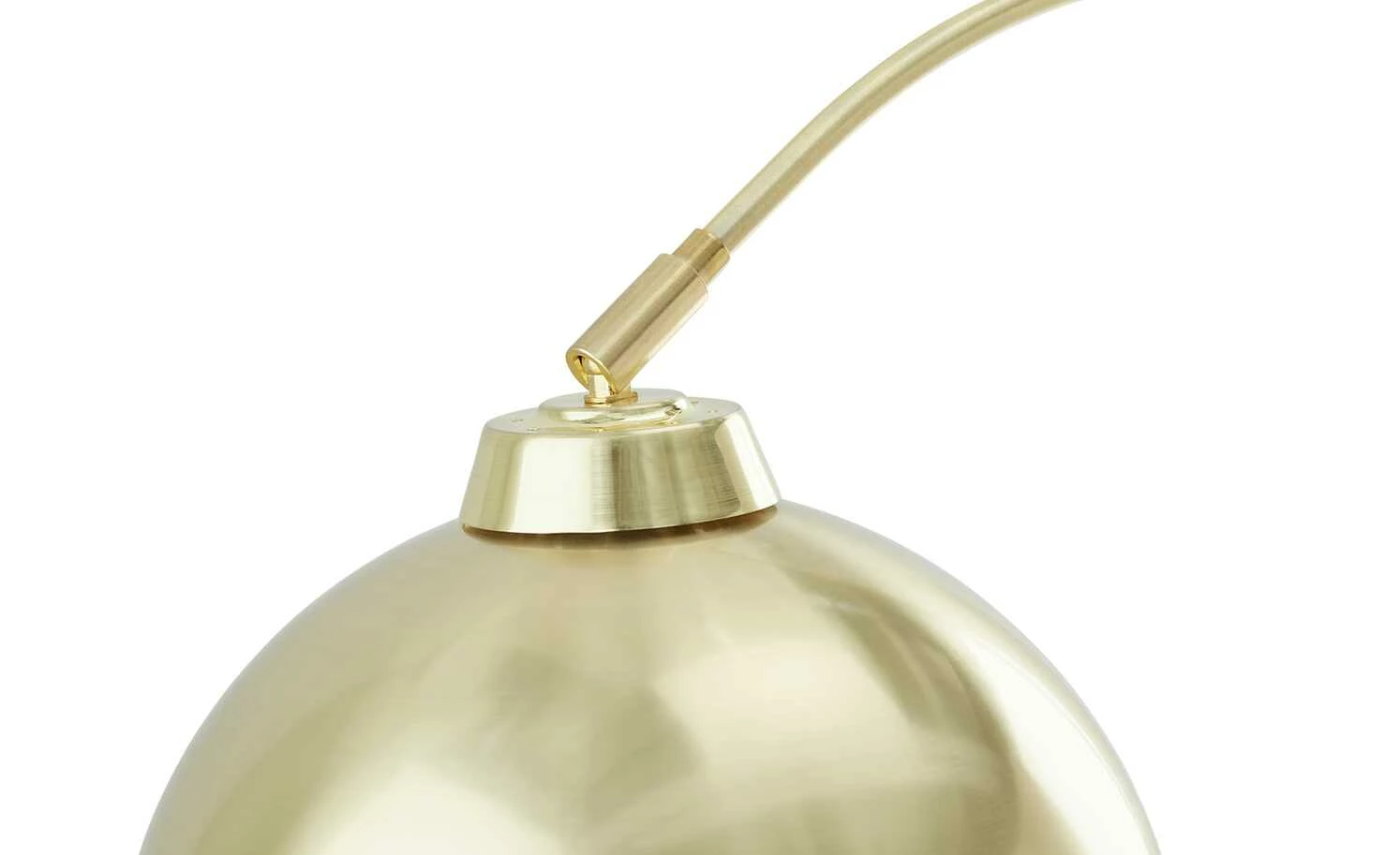 KHG Bogenleuchte, 1-flammig, messing-matt | Goldfarben 9 KHG Bogenleuchte, 1-flammig, messing-matt | Goldfarben – Bild 7