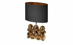 for friends Keramik-Tischleuchte, 1-flammig, goldfarbig `3 Affen` -Innenleuchten Verkaufsladen 11686535 5 202201111238