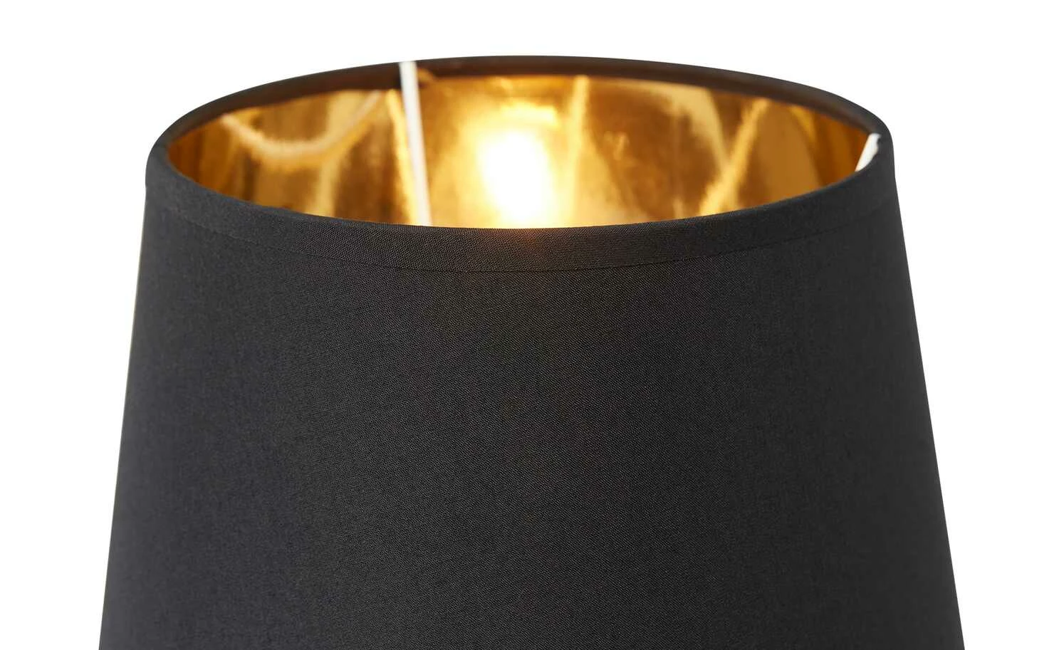 KHG Keramik-Tischleuchte, 1-flammig, schwarz 6 KHG Keramik-Tischleuchte, 1-flammig, schwarz – Bild 4