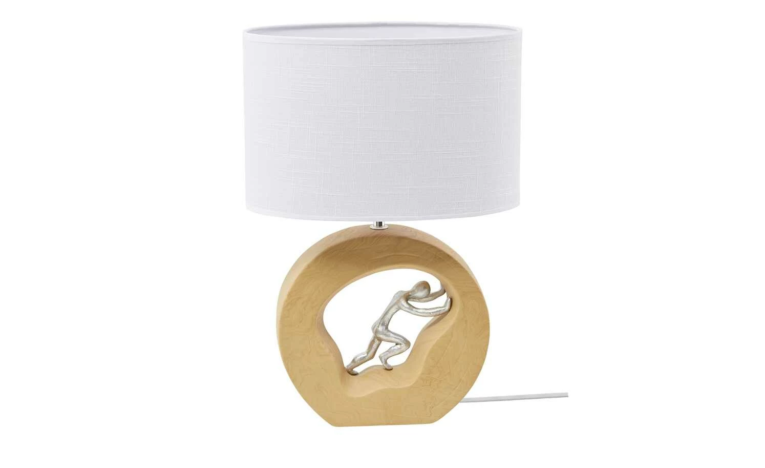 for friends Keramik-Tischleuchte, 1-flammig in Holz-Optik 4 for friends Keramik-Tischleuchte, 1-flammig in Holz-Optik – Bild 2