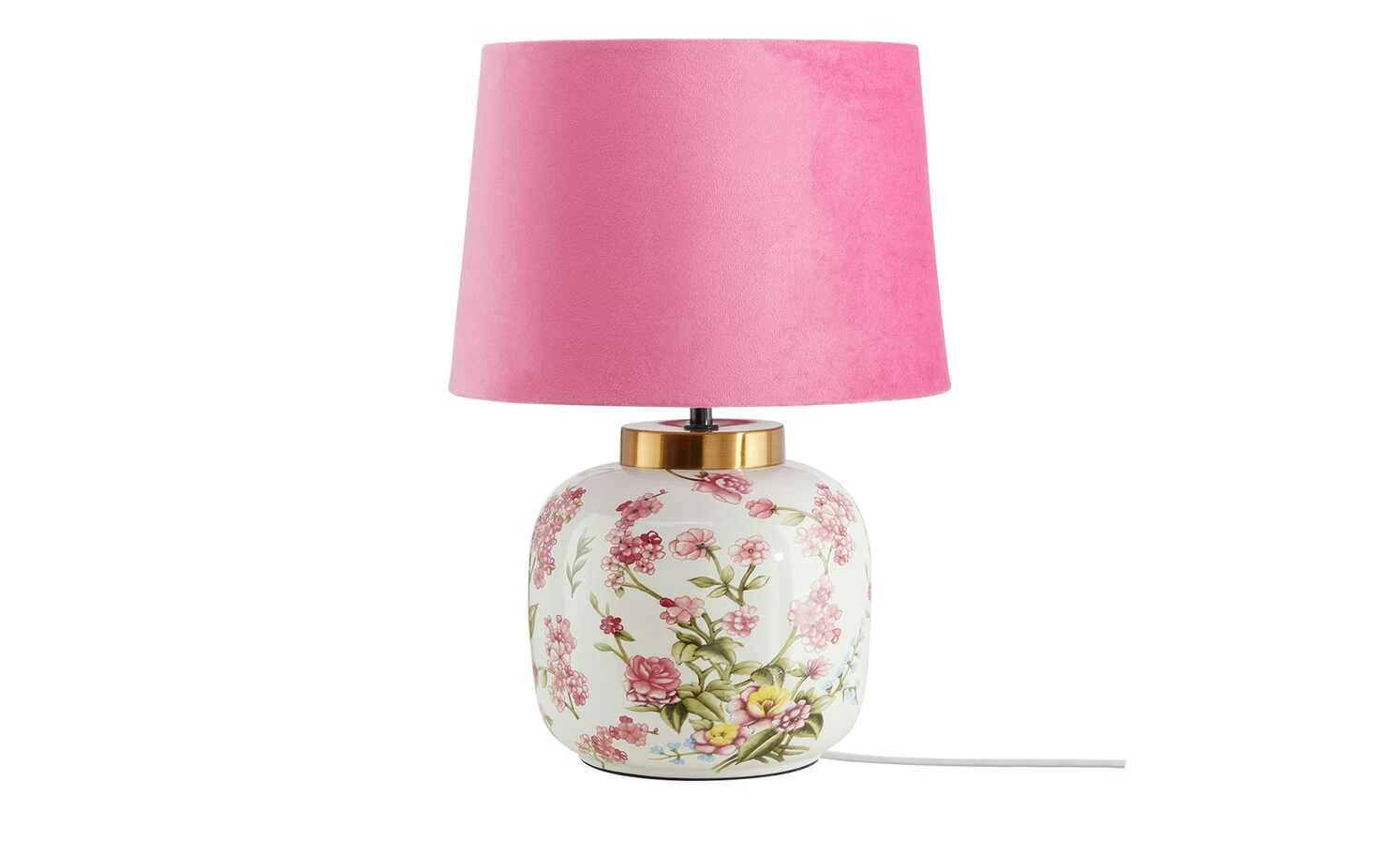 KHG Keramik-Tischleuchte, 1-flammig, Kirschblüten 8 KHG Keramik-Tischleuchte, 1-flammig, Kirschblüten – Bild 6