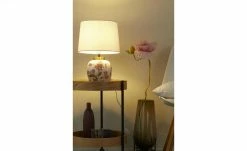 KHG Keramik-Tischleuchte, 1-flammig, `Kirschblüten`