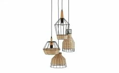 HOME STORY Rattan-Pendelleuchte, 4-flammig 18 HOME STORY Rattan-Pendelleuchte, 4-flammig -Innenleuchten Verkaufsladen 11686551 4 202201182233
