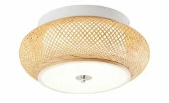 HOME STORY LED-Deckenleuchte, Rattan / weiß -Innenleuchten Verkaufsladen 11686553 2 202202072233