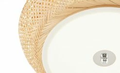 HOME STORY LED-Deckenleuchte, Rattan / weiß -Innenleuchten Verkaufsladen 11686553 5 202202072233