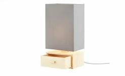 for friends Tischleuchte, 1-flammig, Holz/ Stoffschirm grau -Innenleuchten Verkaufsladen 11686561 9 202111301239