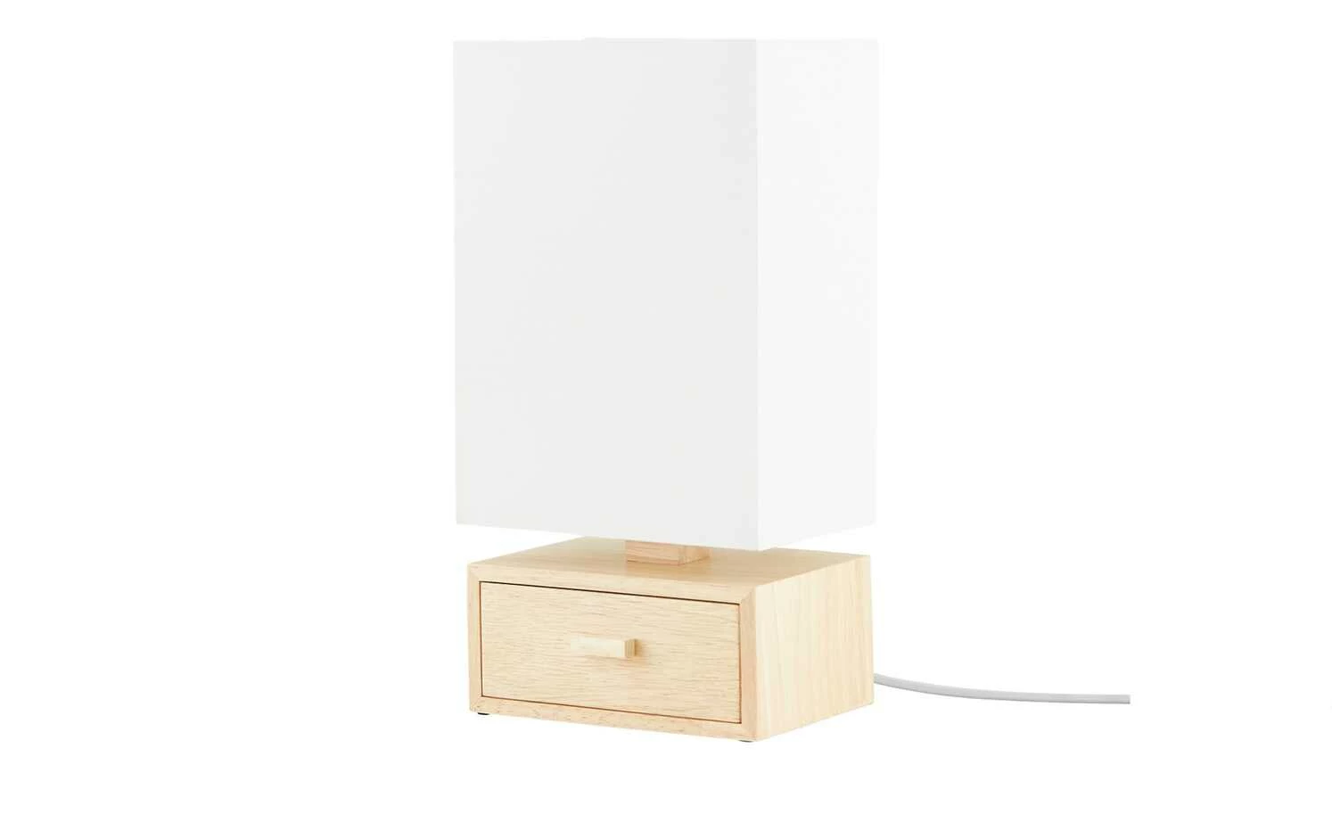 for friends Tischleuchte, 1-flammig, Holz/ Stoffschirm weiß 5 for friends Tischleuchte, 1-flammig, Holz/ Stoffschirm weiß – Bild 3