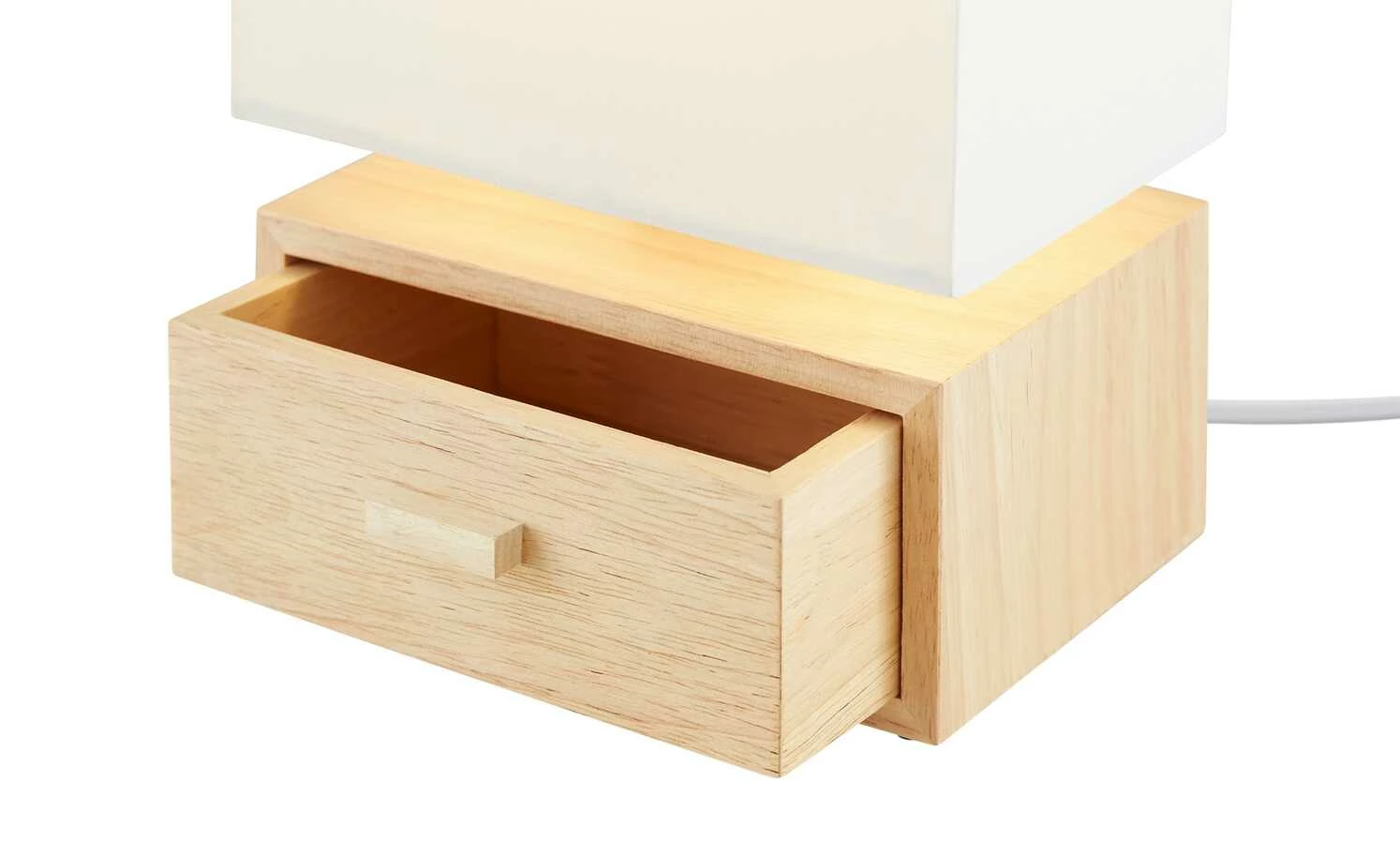 for friends Tischleuchte, 1-flammig, Holz/ Stoffschirm weiß 9 for friends Tischleuchte, 1-flammig, Holz/ Stoffschirm weiß – Bild 7