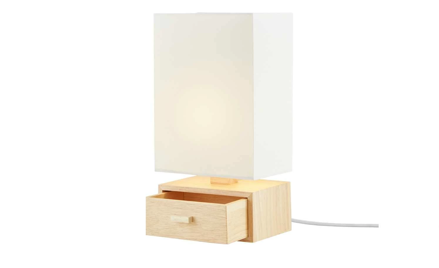 for friends Tischleuchte, 1-flammig, Holz/ Stoffschirm weiß 11 for friends Tischleuchte, 1-flammig, Holz/ Stoffschirm weiß – Bild 9