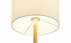 HOME STORY Tischleuchte, 1-flammig, weiß mit Bambus 11 HOME STORY Tischleuchte, 1-flammig, weiß mit Bambus -Innenleuchten Verkaufsladen 11686566 3 202202222232