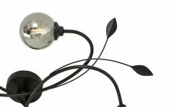 KHG LED-Deckenleuchte, 6-flammig, schwarz/Rauchglas -Innenleuchten Verkaufsladen 11686573 4 202202222232